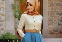 صور من فساتين بنات محجبات 2014