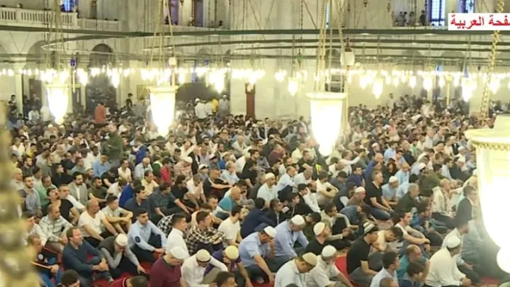 صلاة عيد الفطر في تركيا