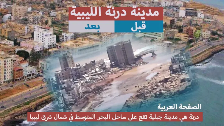 عدد سكان درنة ليبيا 2026