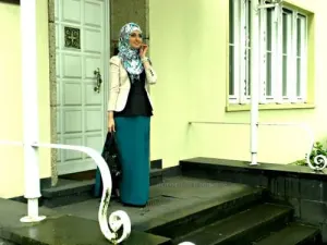 فساتين محجبات 2014 فساتين محجبات 2014