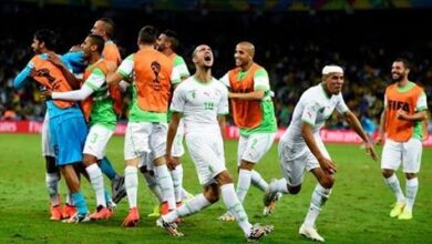 صور من فوز الجزائر الي تغلبت على روسيا وصعودها الى الدور 16 7