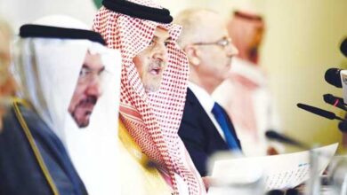 الأمير سعود: إسرائيل لا تملك الحق في الدفاع عن النفس 3