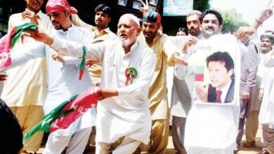 نحكمة عمران تحظر من عقد المسيرة في باكستان 6