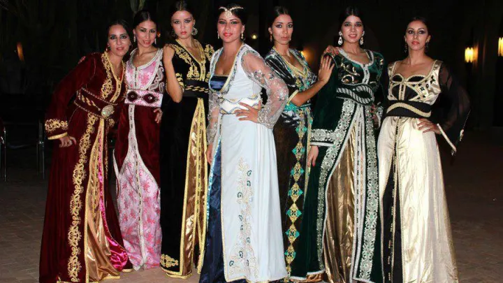 قفطان مغربي 2024 ازياء وفساتين مغربية رائعة