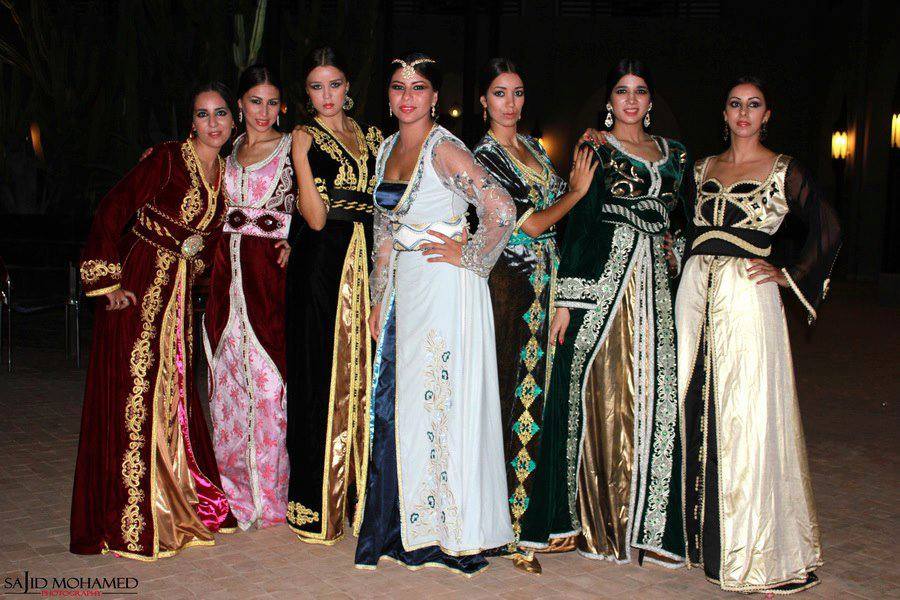 قفطان مغربي 2020 ملابس مغربية ملونة