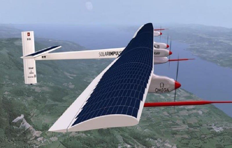 طائرة شمسية , وانطلاقها حول العالم
