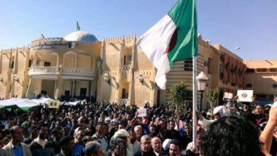 تظاهرات في الجزائر صامدون صامدون 19