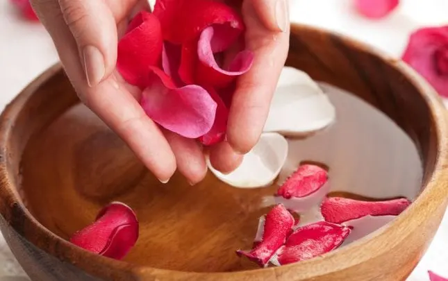 ماء الورد لجمال الحامل