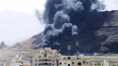 صورمن انفجار اليوم في جبل نقم والنهدين من اخر اخبار اليمن 1-6-2015 صحافه نت 13