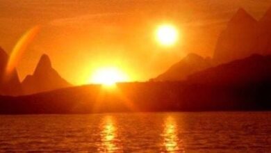 تحديث صور ظهور شمسين في كندا واليابان موعد قيام الساعة وشروق الشمس من مغربها ! 4