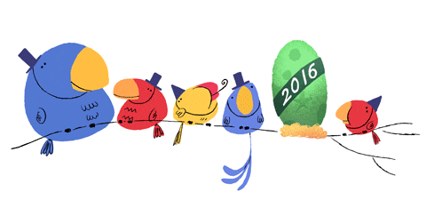 ليلة رأس السنة إحتفالية قوقل في محرك البحث جوجل 4