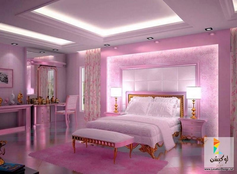 غرف نوم رومانسية