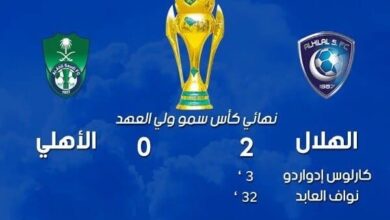 اهداف مباراة الهلال والاهلي كاس ولي العهد 2016 الجمعة 19-2-2016