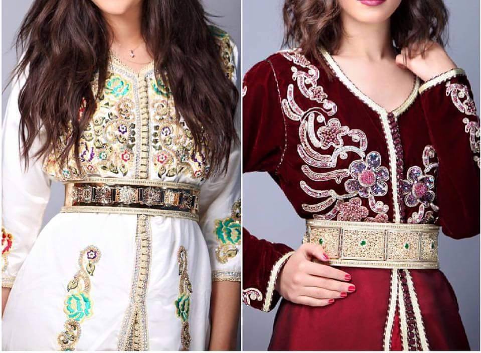ملابس قفطان مغربي 2020 من الأزياء المغربية صور بنات مغربية 2020