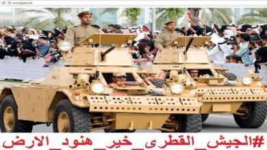 إختراق موقع قناة الجزيرة القطرية وهاشتاج &Quot;الجيش القطرى خير هنود الأرض&Quot; 4