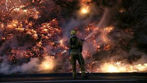 اخبار حريق امريكا صور امريكا تحترق