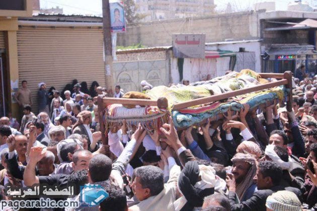 وفاة : جنازة حمود عباس المؤيد في تشييع كبير في وسط العاصمة صنعاء 3