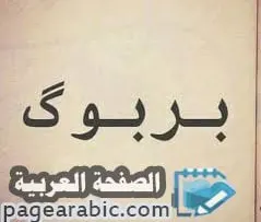 معنى كلمة بربوك وماهي اصل الكلمة