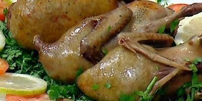 طريقة عمل الحمام المحشي بالفريك