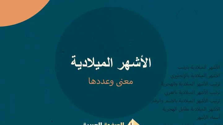 الأشهر الميلادية عدد الأشهر الميلاديه وكذلك ماهي