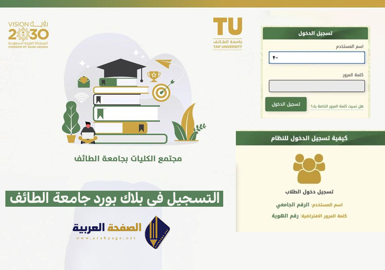 بلاك بورد جامعة الطائف